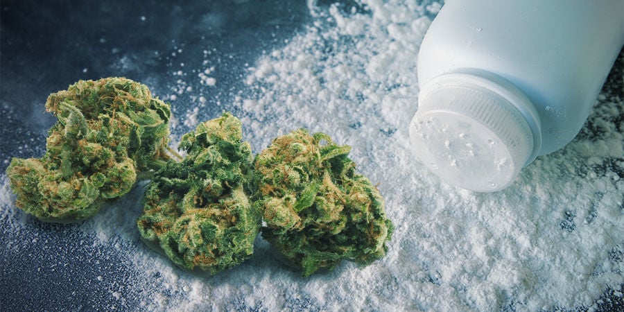Tipi di Agenti Contaminanti Presenti nella Cannabis: Talco