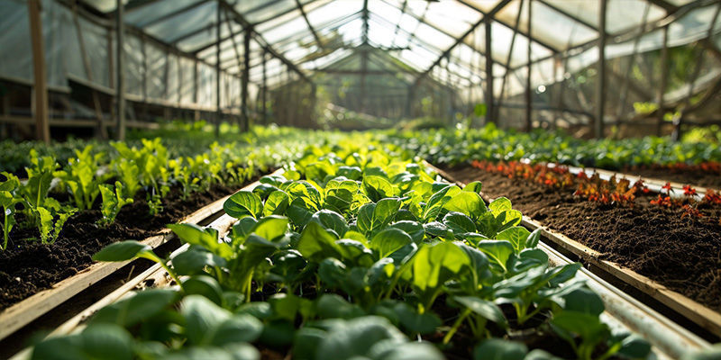 Dove è possibile coltivare le verdure a foglia verde?
