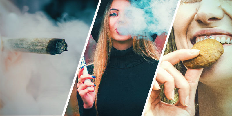 C’è Differenza tra Fumare, Vaporizzare o Mangiare Troppa Marijuana?