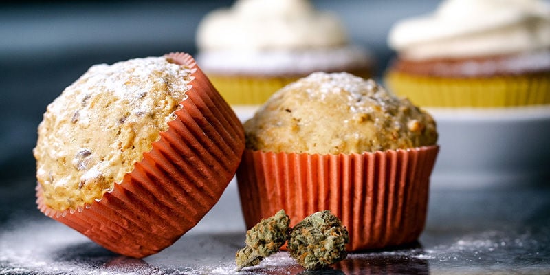 Ricetta di base per fare i cupcake alla cannabis